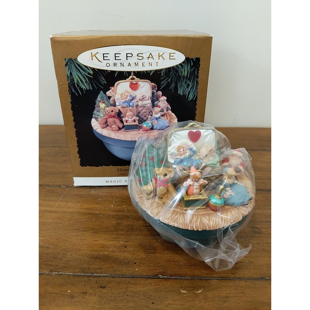 Vintage 1995 Victorian Toy Box Hallmark Keepsake Ornament Magic Special Edition